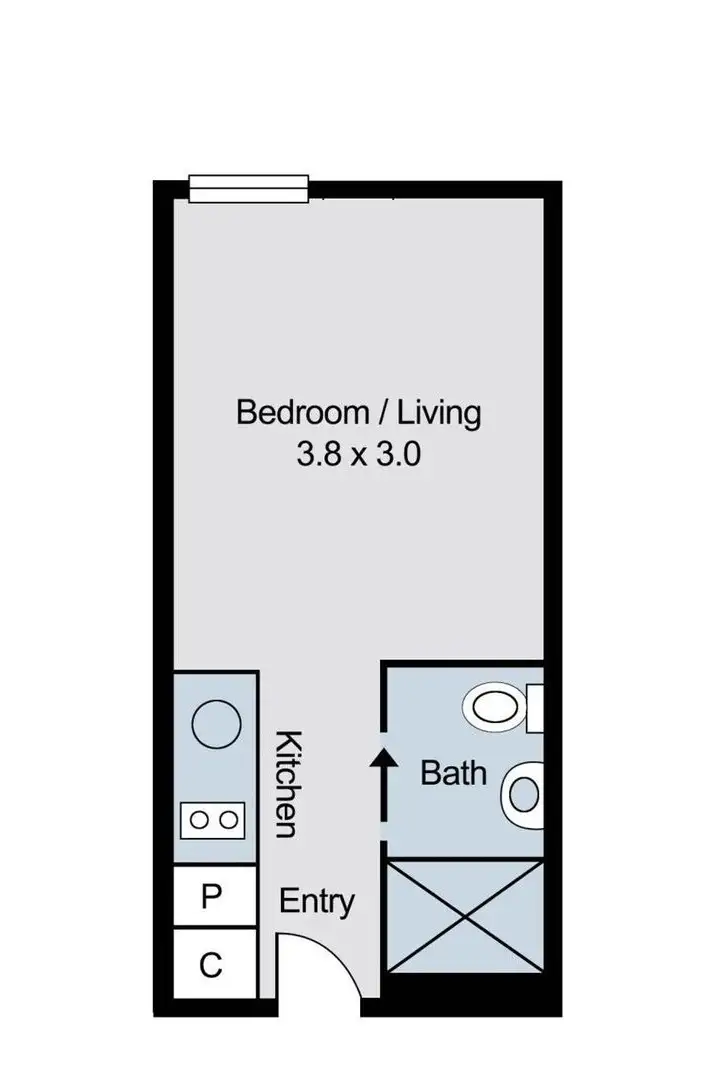 Floorplan of Homely apartment listing, 309/383 Burwood Road, Hawthorn VIC 3122