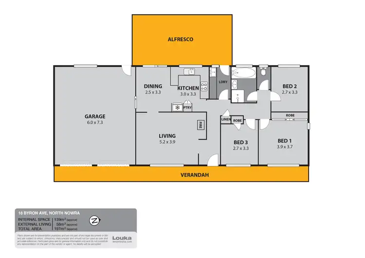 Floorplan of Homely house listing, 16 Byron Avenue, North Nowra NSW 2541