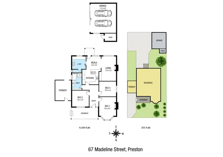 Floorplan of Homely house listing, 67 Madeline Street, Preston VIC 3072