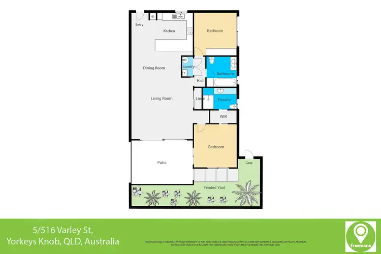 Floorplan of Homely apartment listing, 5/516-518 Varley Street, Yorkeys Knob QLD 4878