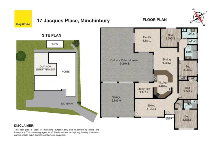 Floorplan of Homely house listing, 17 Jacques Place, Minchinbury NSW 2770