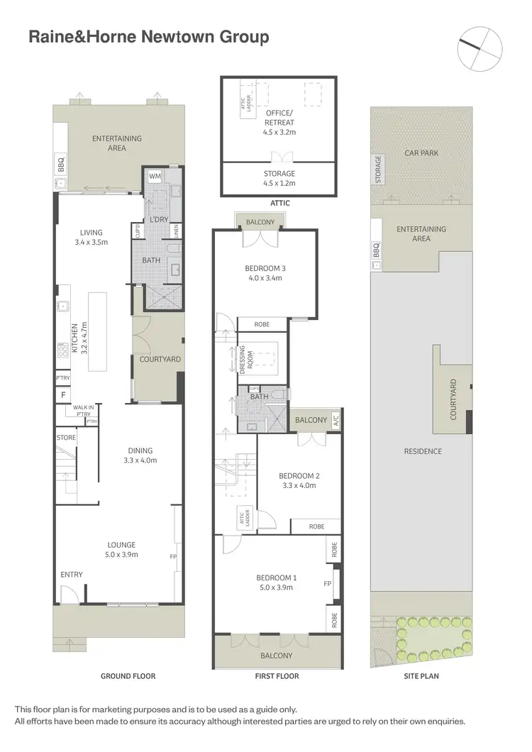 Floorplan of Homely house listing, 18 Reiby Street, Newtown NSW 2042