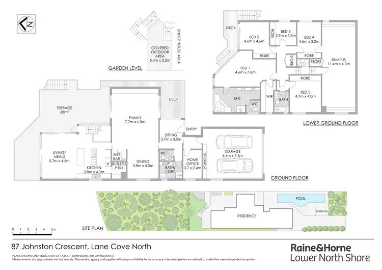 Floorplan of Homely house listing, 87 Johnston Crescent, Lane Cove NSW 2066