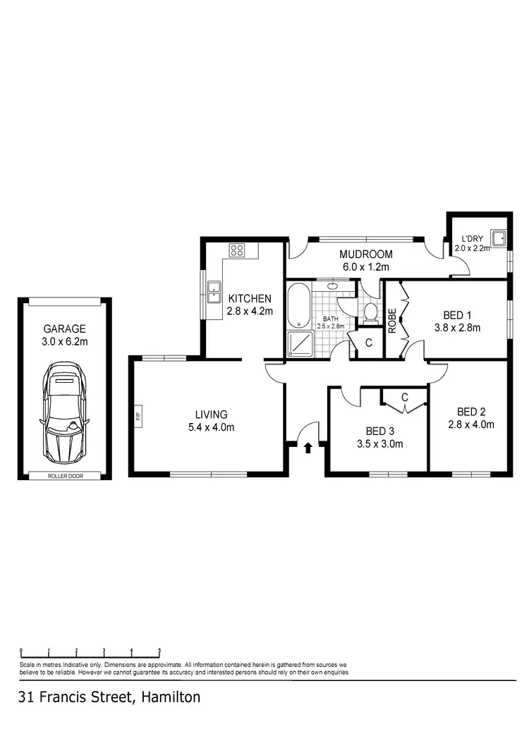 Floorplan of Homely house listing, 31 Francis Street, Hamilton VIC 3300