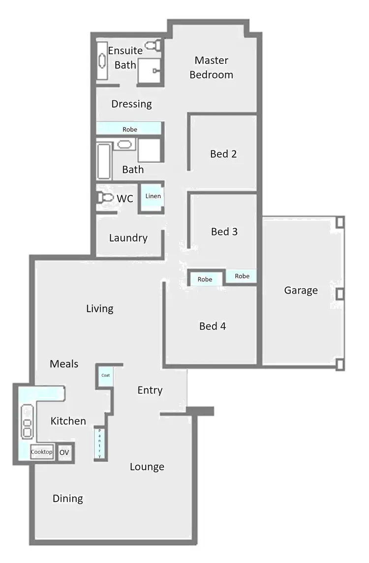 Floorplan of Homely house listing, 50 Marshall Way, Samson WA 6163