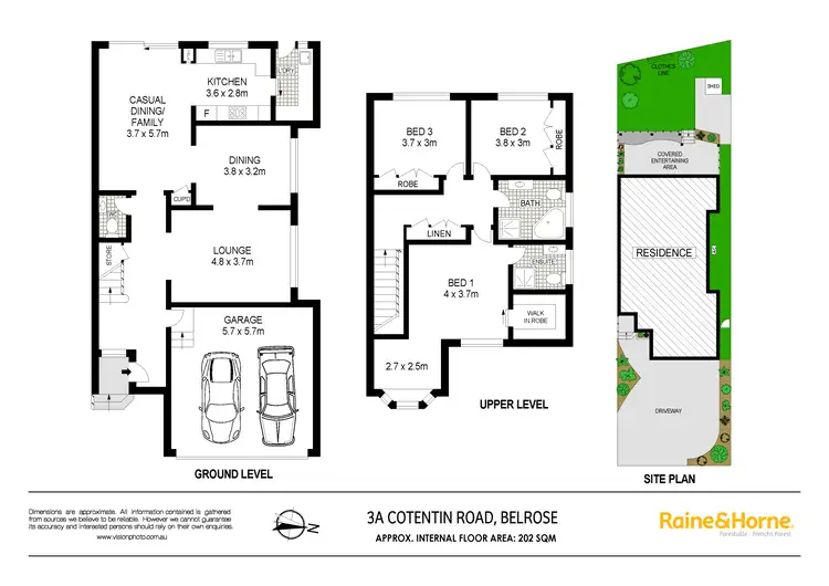 Floorplan of Homely house listing, 3A Cotentin Road, Belrose NSW 2085