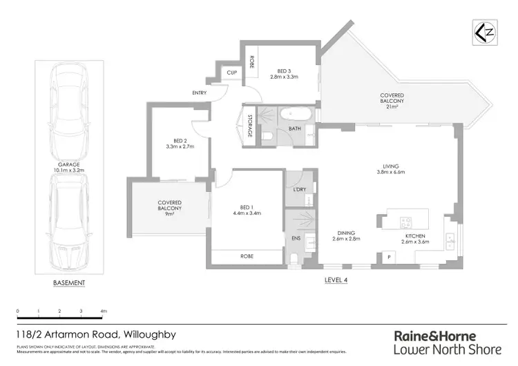 Floorplan of Homely apartment listing, 118/2 Artarmon Road, Willoughby NSW 2068
