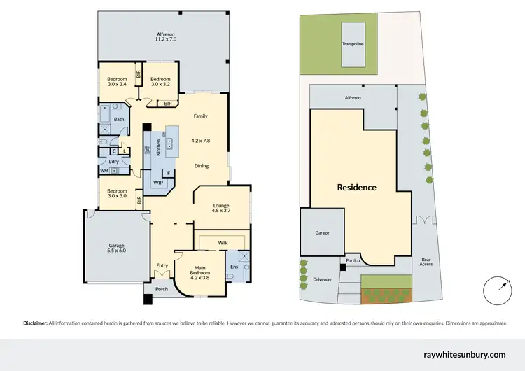 Floorplan of Homely house listing, 12 Randwick Avenue, Bacchus Marsh VIC 3340
