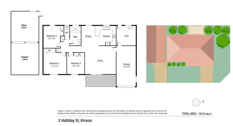 Floorplan of Homely house listing, 2 Halliday Street, Kirwan QLD 4817