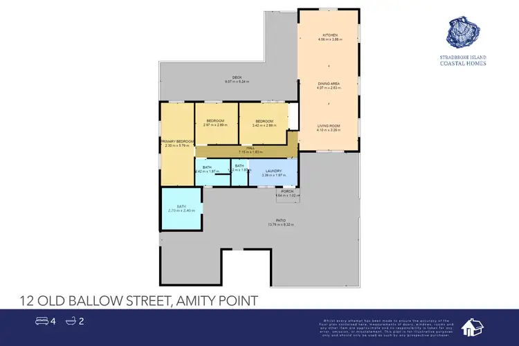 Floorplan of Homely house listing, 12 Old Ballow Street, Amity QLD 4183