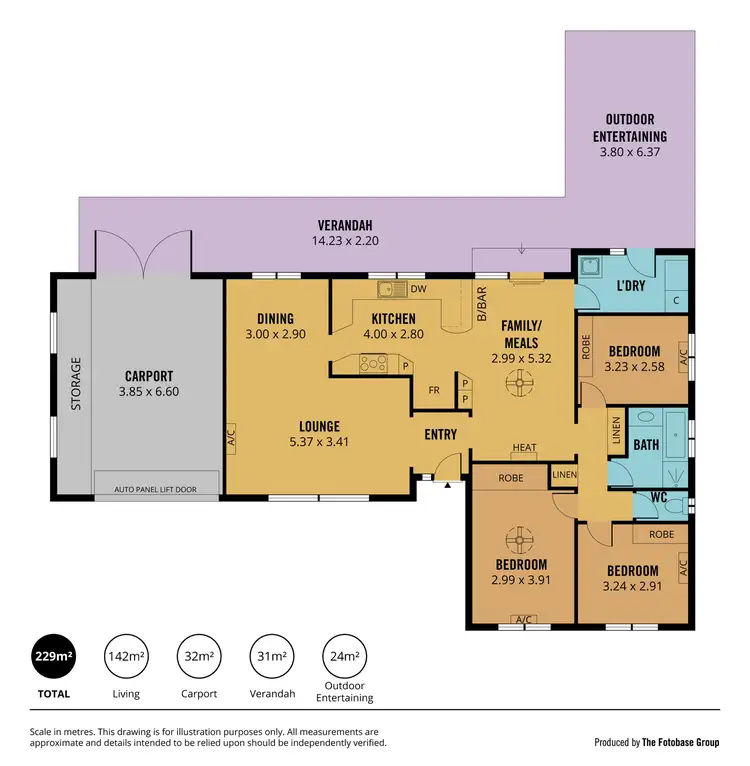 Floorplan of Homely house listing, 7 Campus Drive, Aberfoyle Park SA 5159