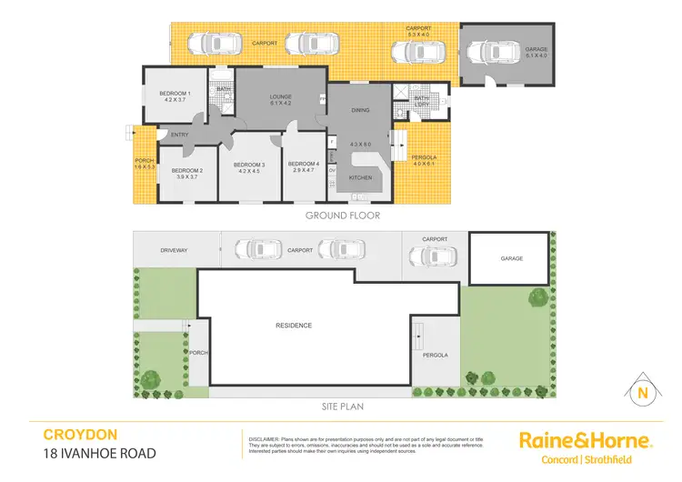 Floorplan of Homely house listing, 18 Ivanhoe Road, Croydon NSW 2132