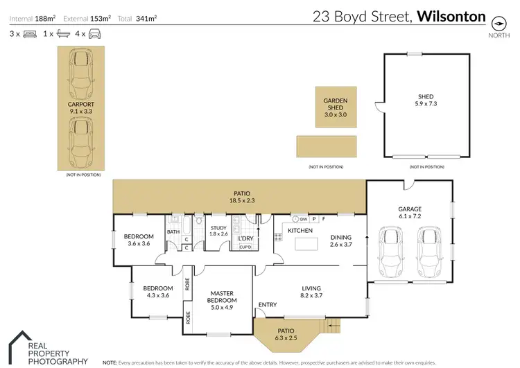Floorplan of Homely house listing, 23 Boyd Street, Wilsonton QLD 4350