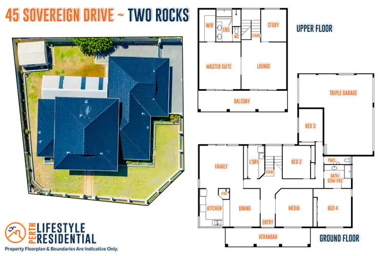 Floorplan of Homely house listing, 45 Sovereign Drive, Two Rocks WA 6037