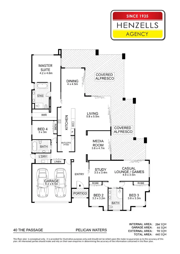 Floorplan of Homely house listing, 40 The Passage, Pelican Waters QLD 4551