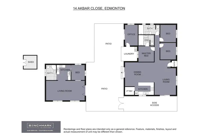 Floorplan of Homely house listing, 14 Akbar Close, Edmonton QLD 4869