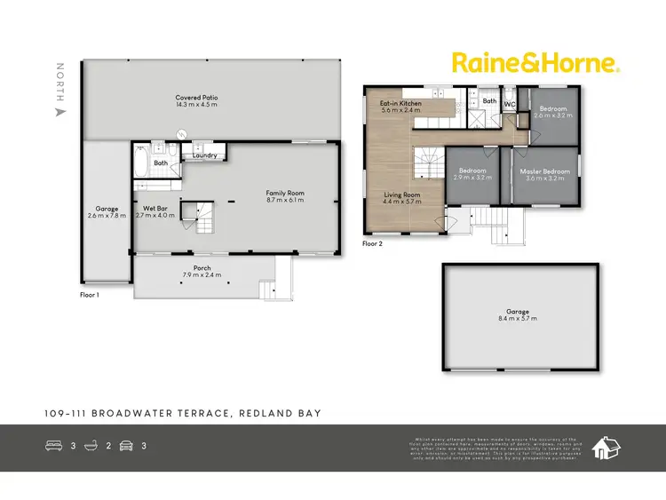 Floorplan of Homely house listing, 109-111 Broadwater Terrace, Redland Bay QLD 4165