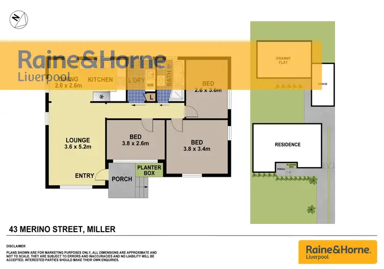 Floorplan of Homely house listing, 43 Merino Street, Miller NSW 2168