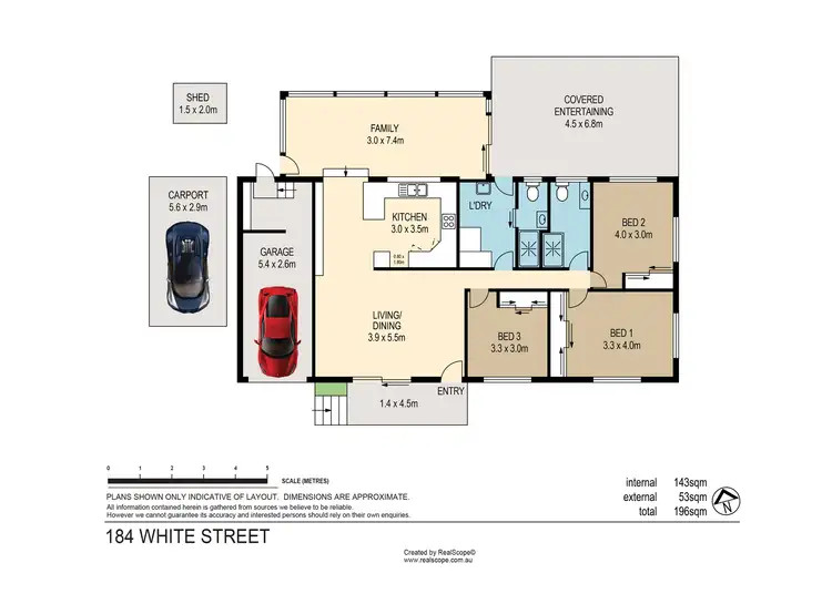 Floorplan of Homely house listing, 184 White Street, Graceville QLD 4075