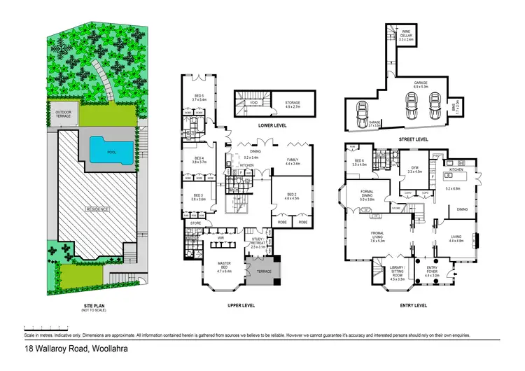 Floorplan of Homely house listing, 18 Wallaroy Road, Woollahra NSW 2025