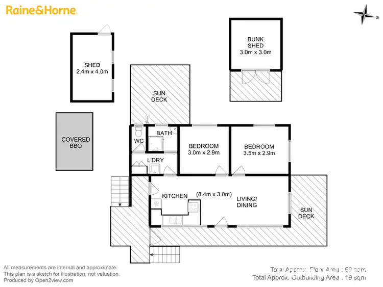 Floorplan of Homely house listing, 14 Kruvale Road, Port Arthur TAS 7182
