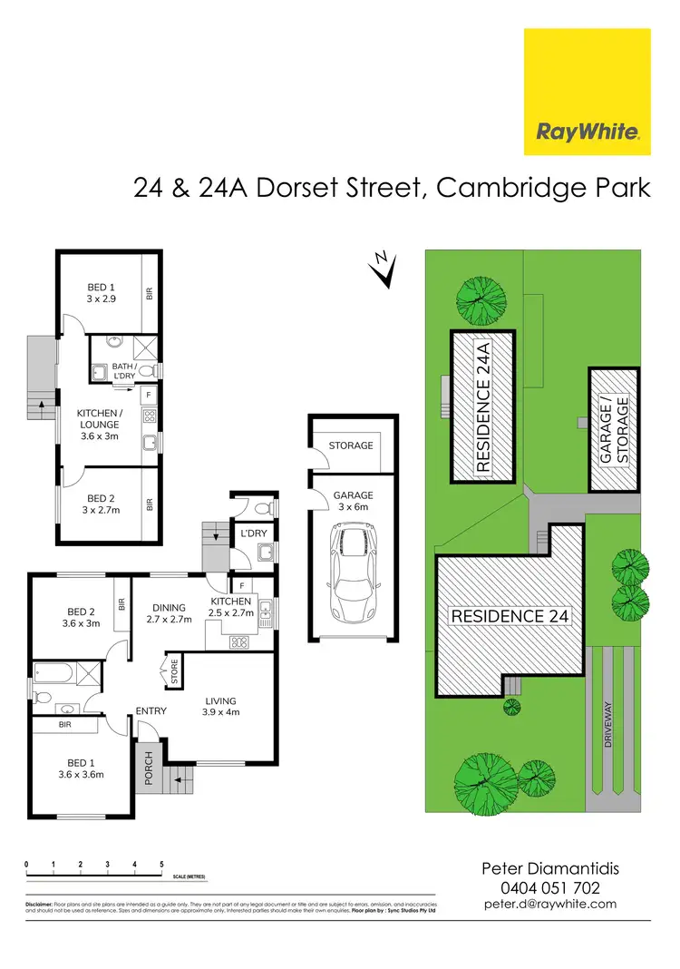 Floorplan of Homely house listing, 24 & 24A Dorset Street, Cambridge Park NSW 2747