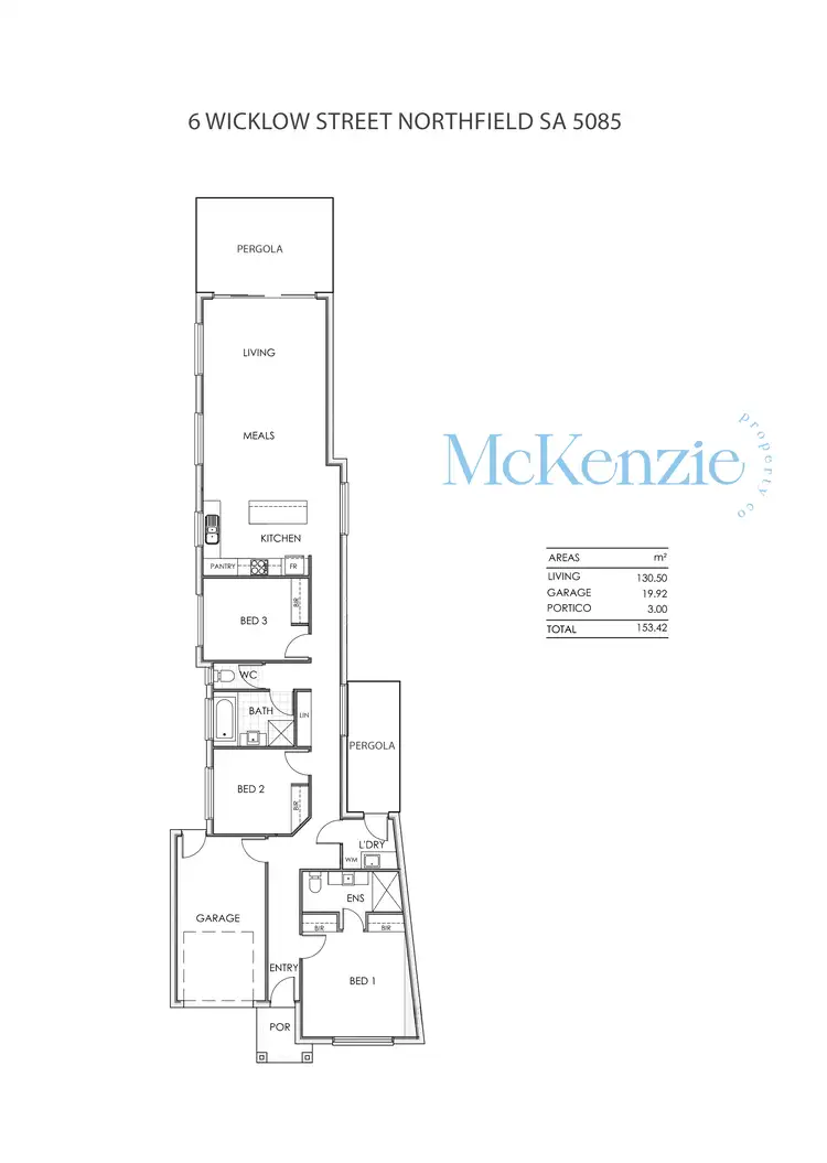 Floorplan of Homely house listing, 6 Wicklow Street, Northfield SA 5085