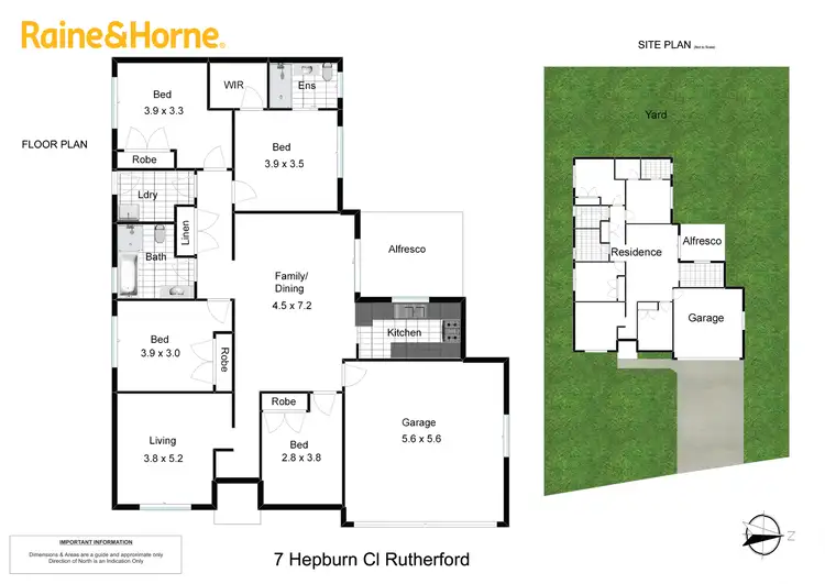 Floorplan of Homely house listing, 7 Hepburn Close, Rutherford NSW 2320