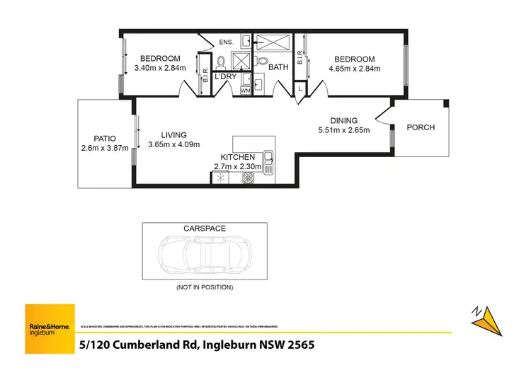 Floorplan of Homely villa listing, 5/120-122 Cumberland Road, Ingleburn NSW 2565