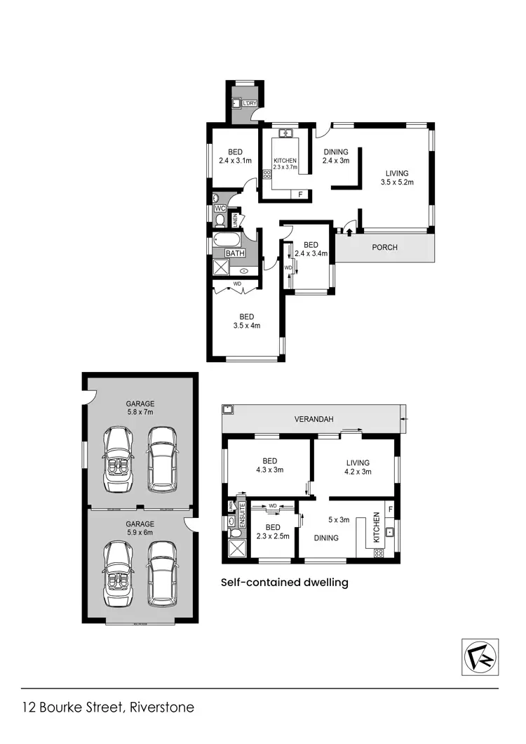 Floorplan of Homely house listing, 12 Bourke Street, Riverstone NSW 2765