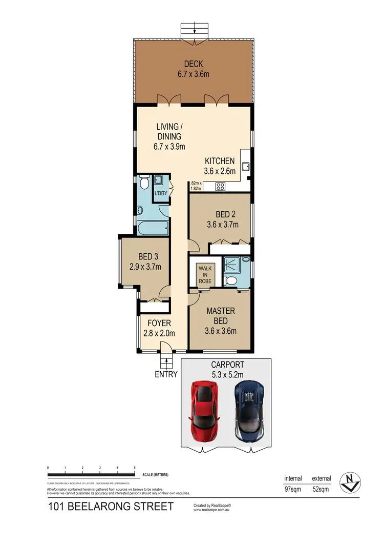 Floorplan of Homely house listing, 101 Beelarong Street, Morningside QLD 4170