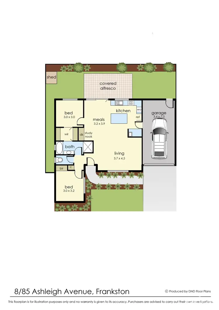 Floorplan of Homely house listing, 8/85 Ashleigh Avenue, Frankston VIC 3199