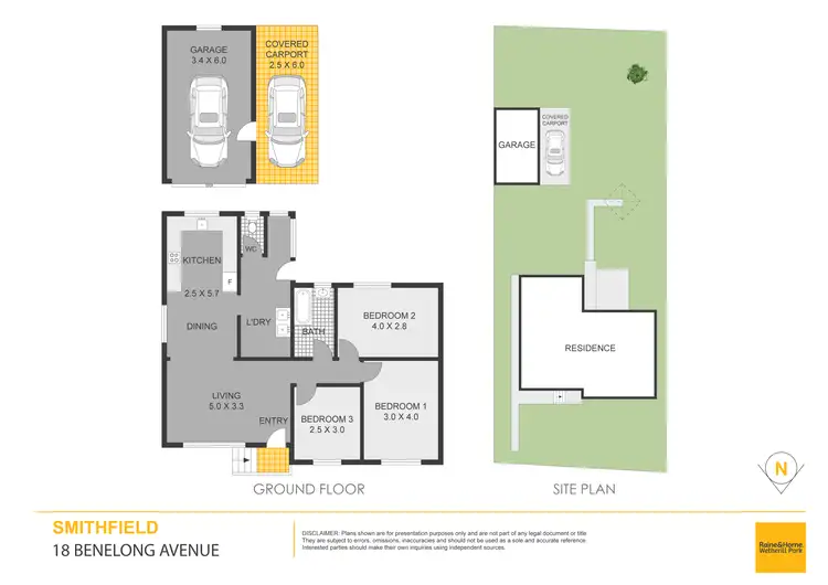 Floorplan of Homely house listing, 18 Benelong Avenue, Smithfield NSW 2164