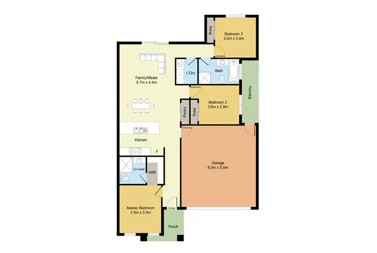 Floorplan of Homely house listing, 27 Columbus Road, Kalkallo VIC 3064