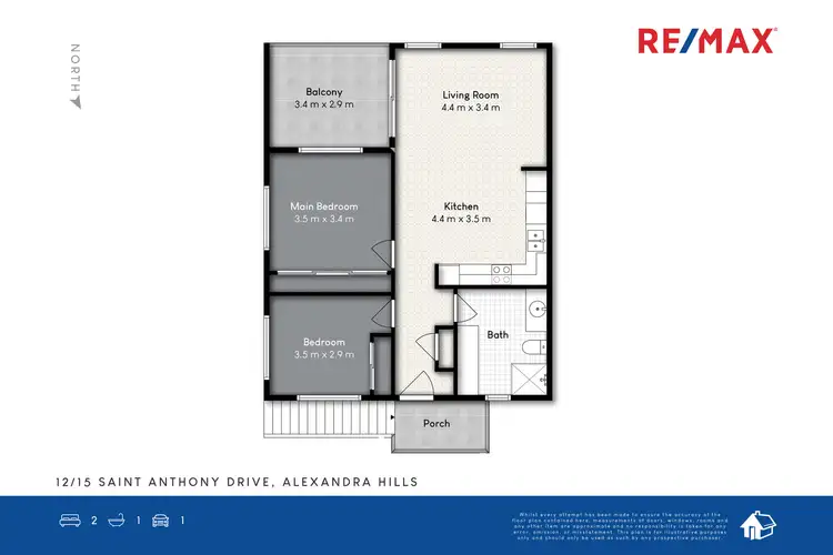 Floorplan of Homely unit listing, 12/15-21 St Anthony Drive, Alexandra Hills QLD 4161