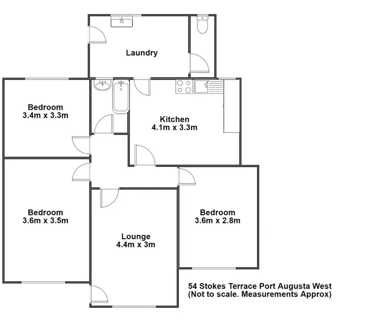 Floorplan of Homely house listing, 54 Stokes Terrace, Port Augusta West SA 5700