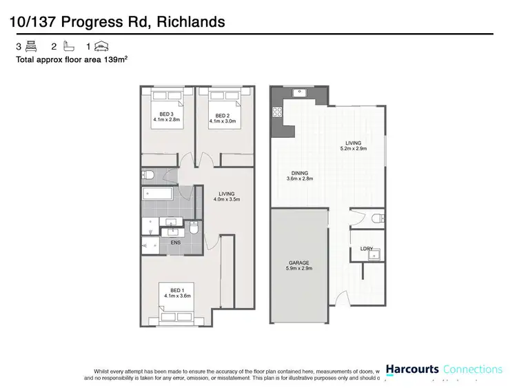 Floorplan of Homely townhouse listing, 10/137 Progress Road, Richlands QLD 4077