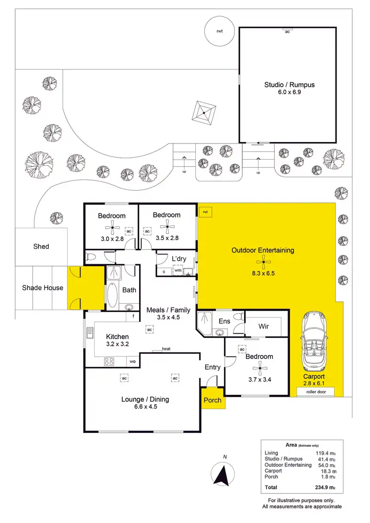 Floorplan of Homely house listing, 1 Madison Court, Hallett Cove SA 5158