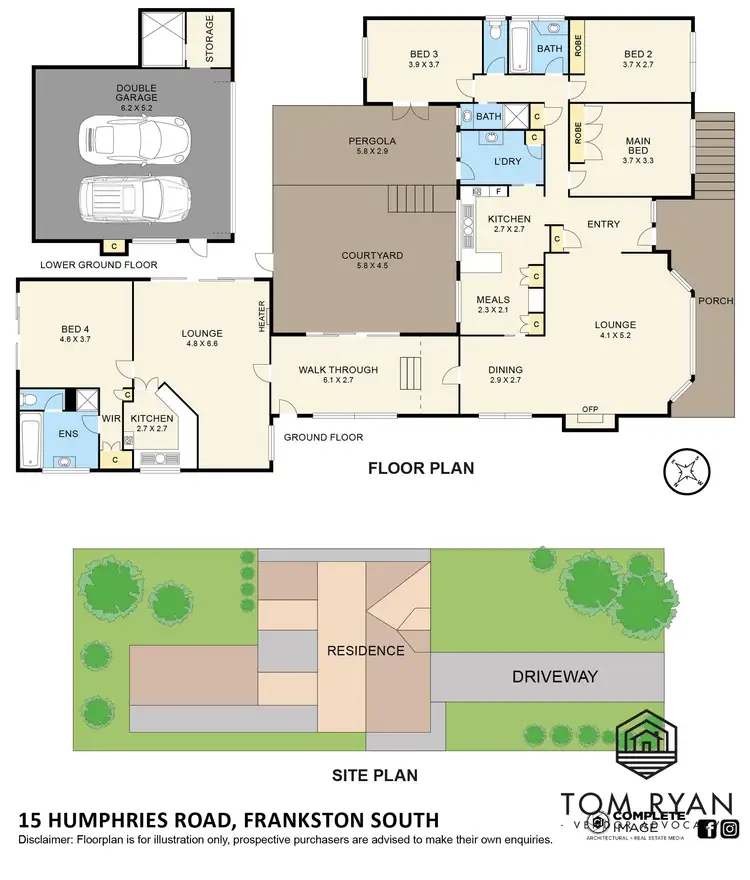 Floorplan of Homely house listing, 15 Humphries Road, Frankston South VIC 3199