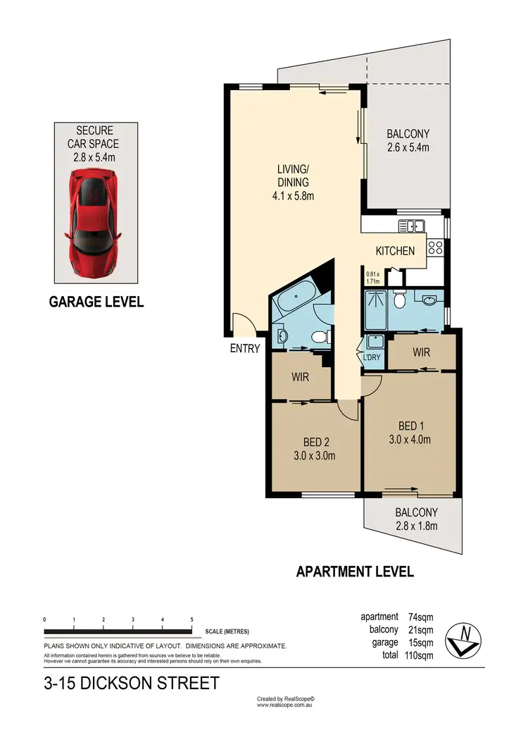 Floorplan of Homely unit listing, 3/15 Dickson Street, Morningside QLD 4170