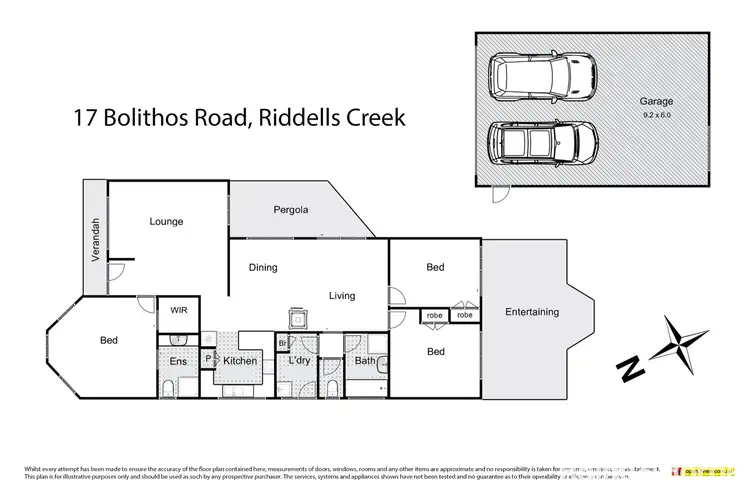 Floorplan of Homely house listing, 17 Bolithos Road, Riddells Creek VIC 3431