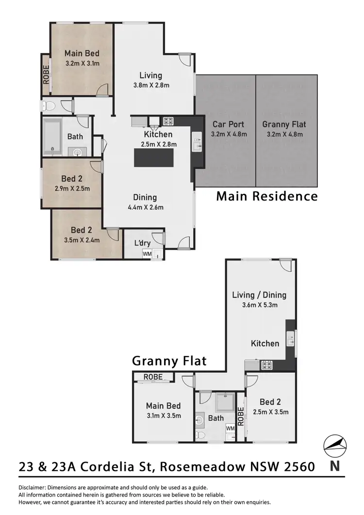 Floorplan of Homely house listing, 23 Cordelia Street,, Rosemeadow NSW 2560