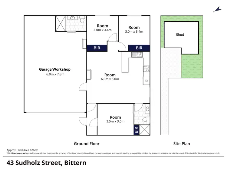 Floorplan of Homely land listing, 43 Sudholz Street, Bittern VIC 3918
