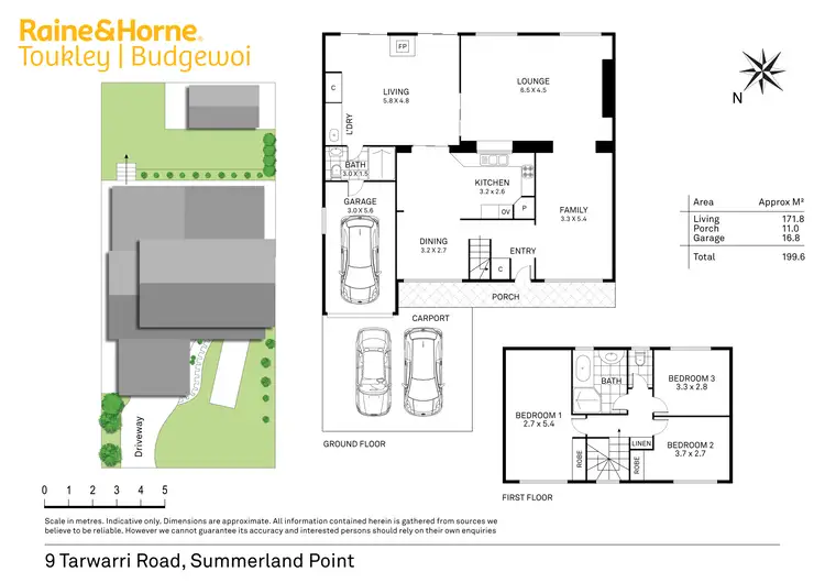 Floorplan of Homely house listing, 9 Tarwarri Road, Summerland Point NSW 2259