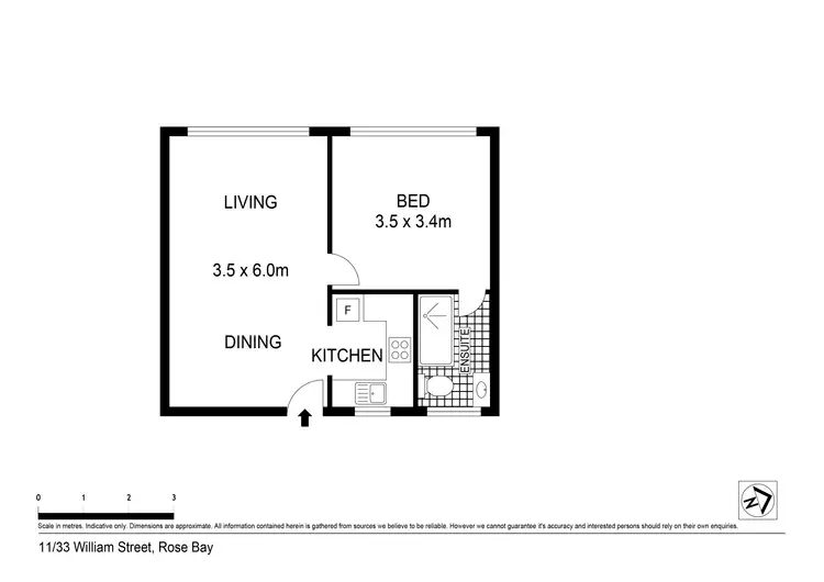 Floorplan of Homely apartment listing, 11/33-35 William Street, Rose Bay NSW 2029