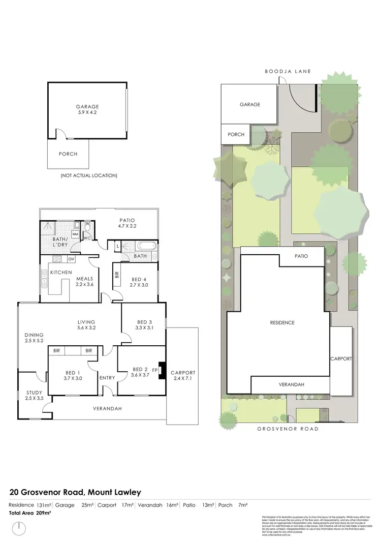 Floorplan of Homely house listing, 20 Grosvenor Road, Mount Lawley WA 6050