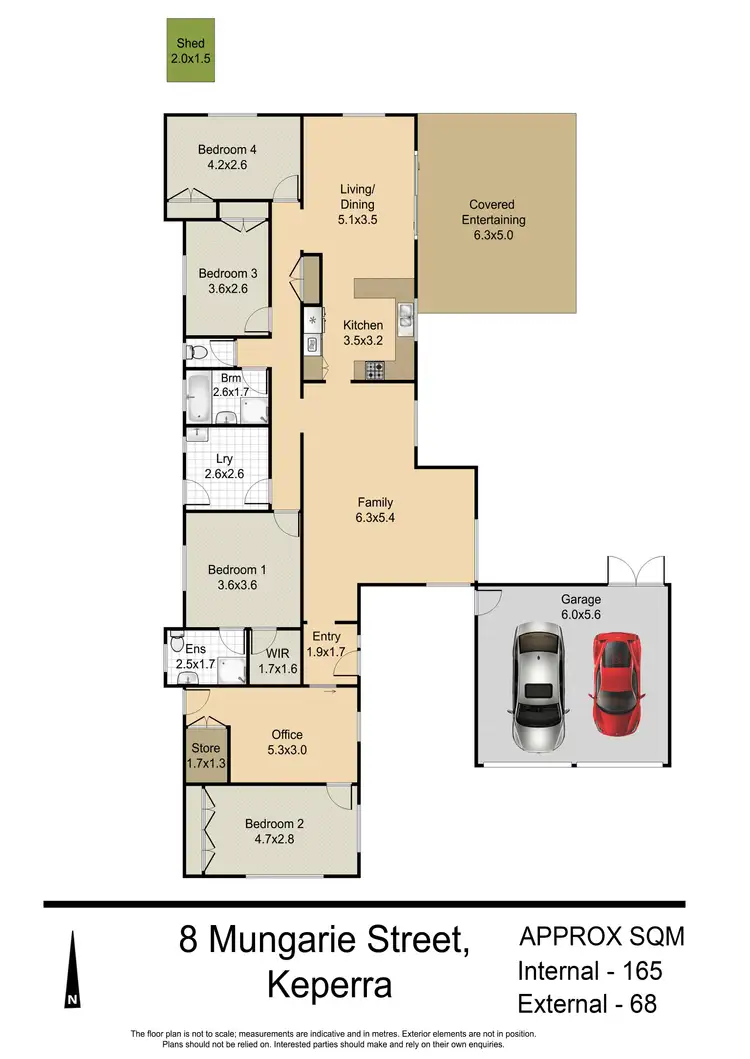 Floorplan of Homely house listing, 8 Mungarie Street, Keperra QLD 4054