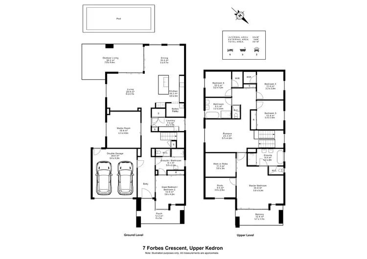 Floorplan of Homely house listing, 7 Forbes Crescent, Upper Kedron QLD 4055