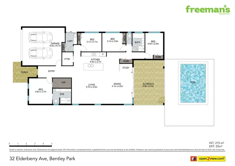 Floorplan of Homely house listing, 32 Elderberry Avenue, Bentley Park QLD 4869