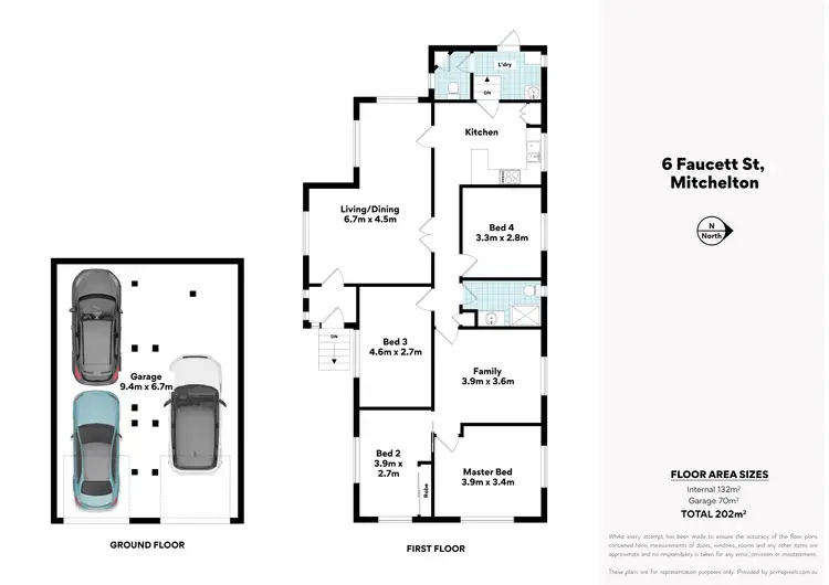 Floorplan of Homely house listing, 6 Faucett Street, Mitchelton QLD 4053